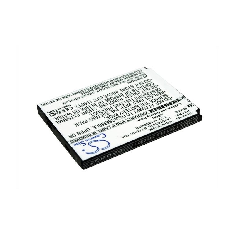 Li-ion Battery fits Acer, betouch e200, l1 3.7V, 1050mAh Mobile & SmartPhone Cameron Sino Technology Limited (Suspended)