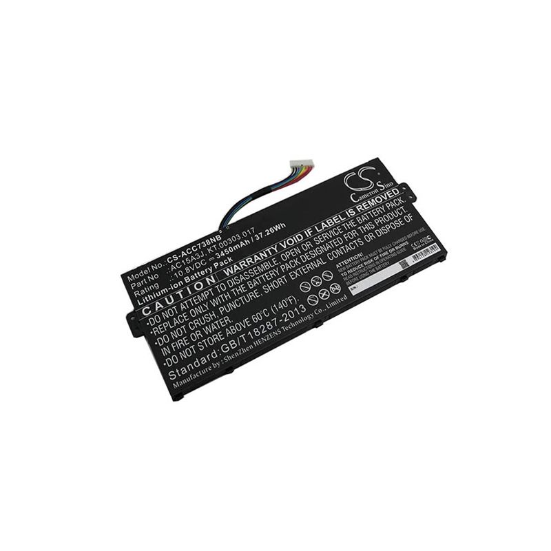 Li-ion Battery Fits Acer, Cb3-131, Cb5-132t, Chromebook 11 Cb3-131-c3sz 10.8v, 3450mah Notebook & Laptop Cameron Sino Technology Limited