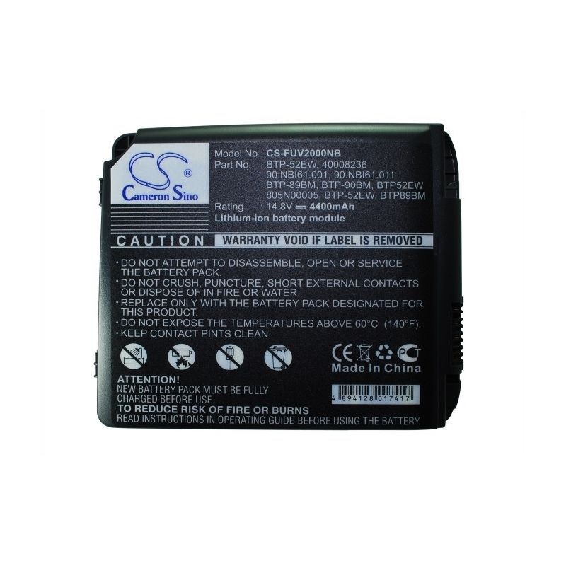 Li-ion Battery fits Acer, L51, Aopen, 1547 14.4V, 4400mAh Notebook & Laptop Cameron Sino Technology Limited