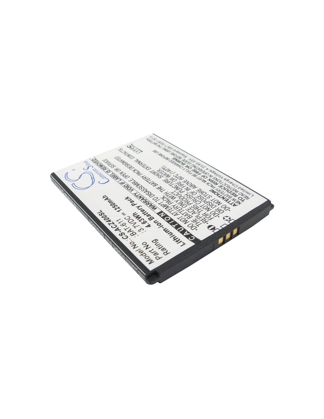 Li-ion Battery Fits Acer, Liquid Z4, Z140, Z160 3.7v, 1250mah Mobile & SmartPhone Cameron Sino Technology Limited