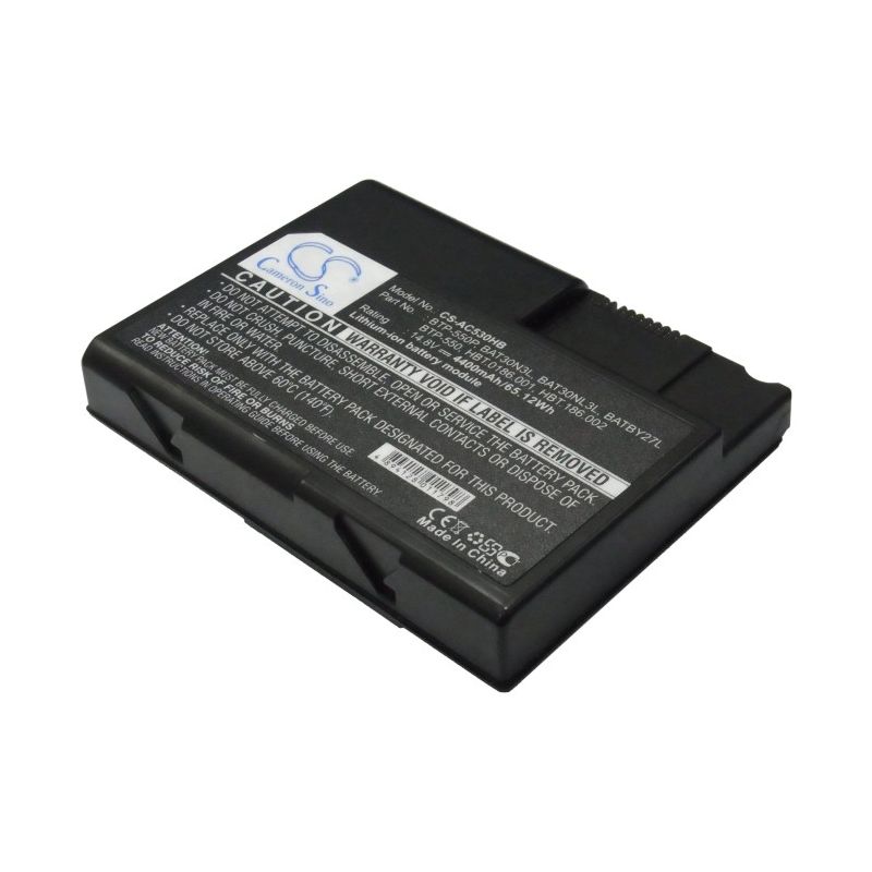 Li-ion Battery fits Acer, Travelmate 270, Travelmate 270xv, Travelmate 272 14.8V, 4400mAh Computer Cameron Sino Technology Limited (Suspended)