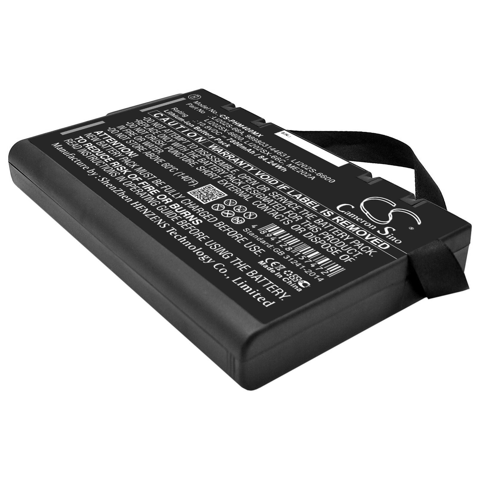 Li-ion Battery fits Acterna, Mts-8000, Aerotrak 10.8V, 7800mAh Medical Cameron Sino Technology Limited