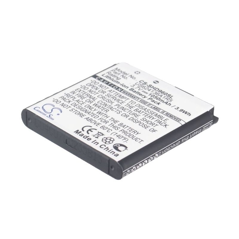 Li-ion Battery fits Action, Hdmax Extreme, Spare, Hd96 3.7V, 1050mAh Camera Cameron Sino Technology Limited