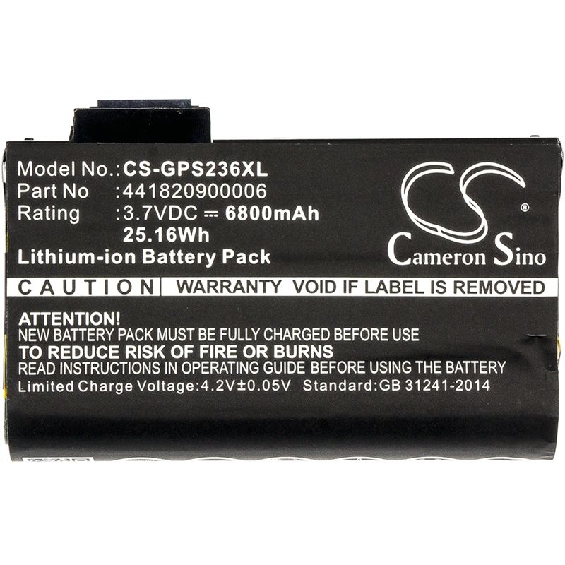 Li-ion Battery Fits Adirpro, Ps236b, Getac, Ps236 3.7v, 6800mah Barcode Scanner Cameron Sino Technology Limited