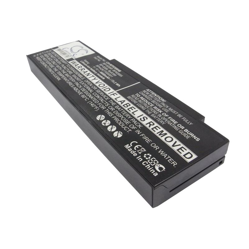 Li-ion Battery fits Advent, 8089p, 8389, 8889 11.1V, 6600mAh Notebook & Laptop Cameron Sino Technology Limited