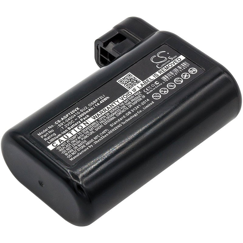 Li-ion Battery fits Aeg, 900258195, 900277268, 900277283 7.2V, 2000mAh Home Electronics Cameron Sino Technology Limited