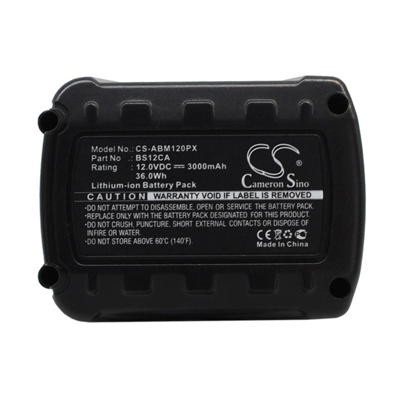 Li-ion Battery fits Aeg, Mc-bs12ca, 12.0V, 3000mAh Power Tools Cameron Sino Technology Limited