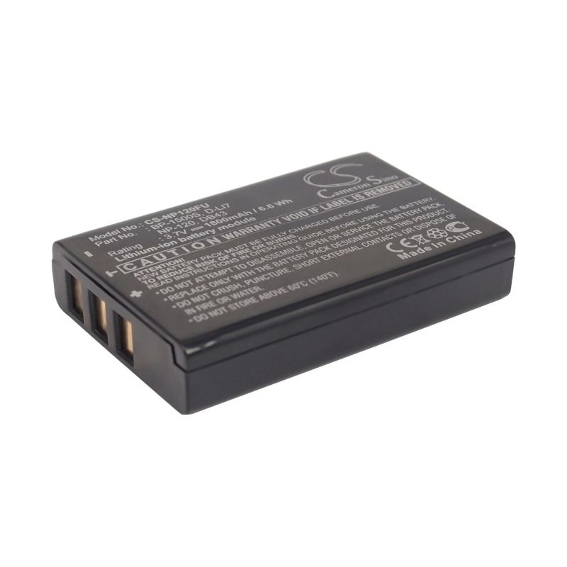 Li-ion Battery Fits Aiptek, Dxg-595v, Camileo, H30 3.7v, 1800mah Camera Cameron Sino Technology Limited