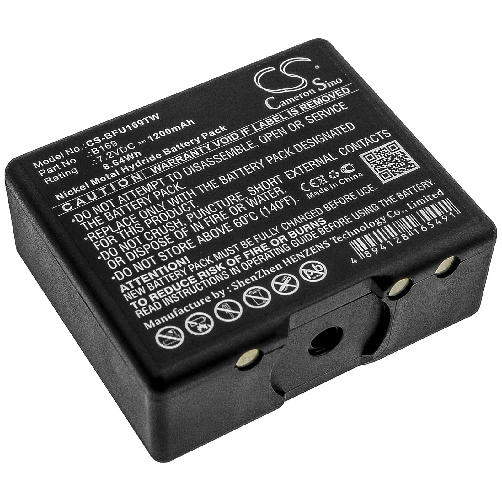 Li-ion Battery fits Airbus, Thr9, Thr9 C-30, Thr9i 3.7V, 5200mAh Two-Way Radio Cameron Sino Technology Limited