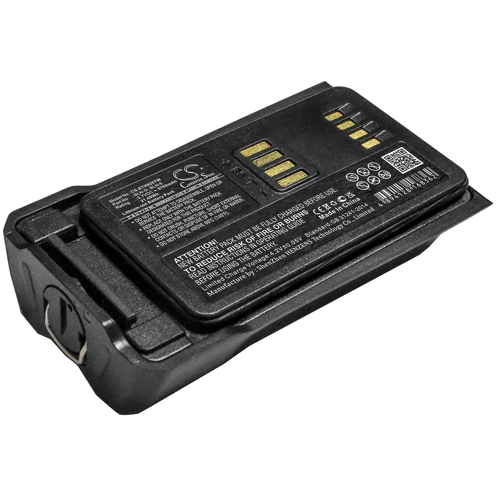 Li-ion Battery fits Airbus, Thr9, Thr9 C-30, Thr9i 3.7V, 5700mAh Two-Way Radio Cameron Sino Technology Limited