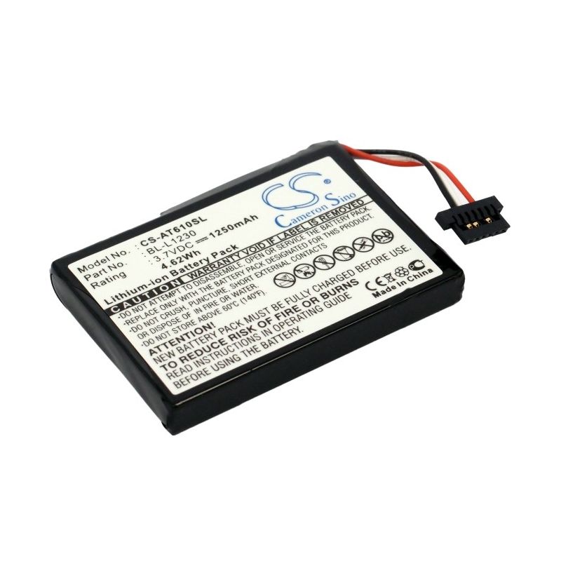 Li-ion Battery fits Airis, T610, T620, T920 3.7V, 1250mAh GPS & Navigator Cameron Sino Technology Limited