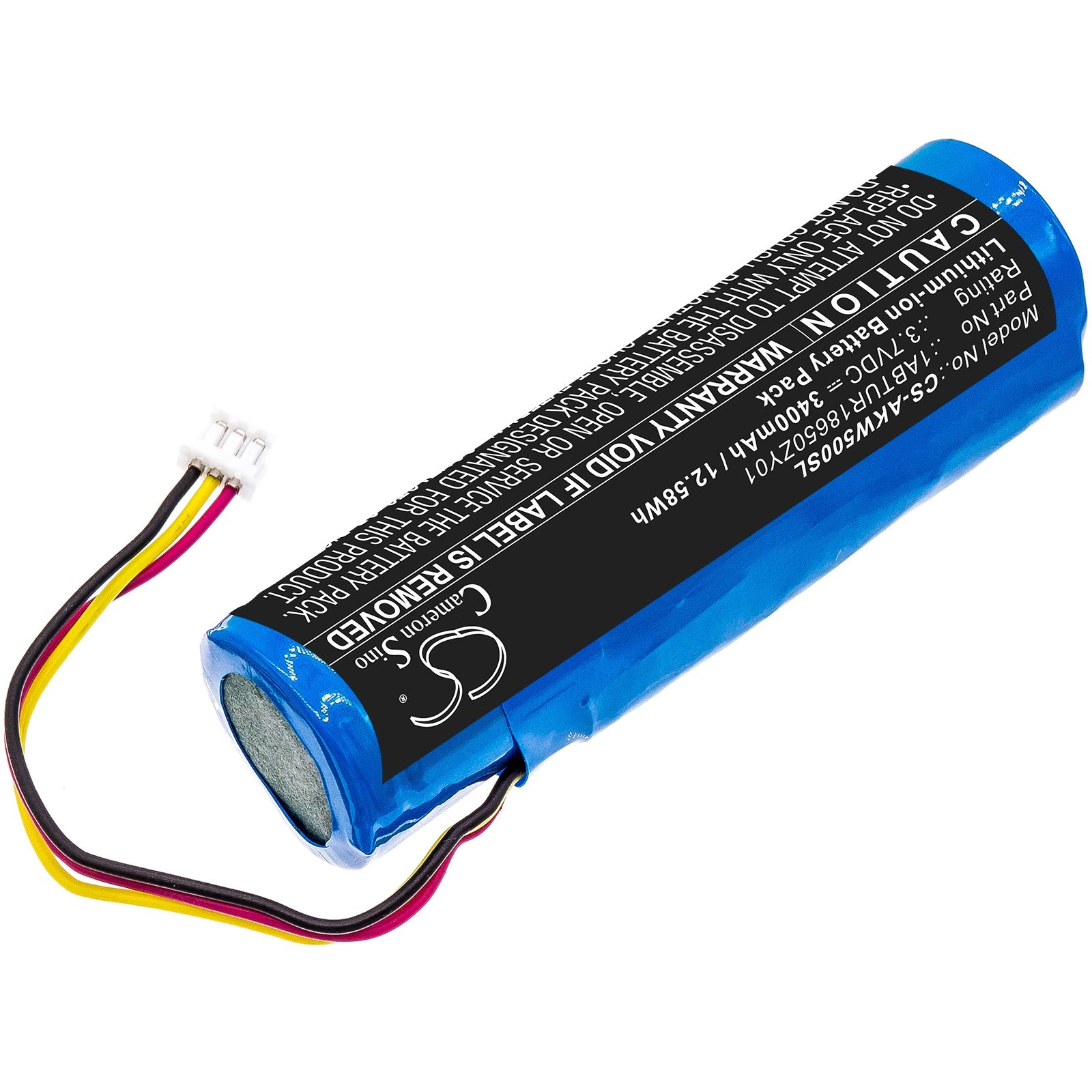 Li-ion Battery fits Akai, 5000 Solo, Ewi 5000 3.7V, 3400mAh Amplifier Cameron Sino Technology Limited