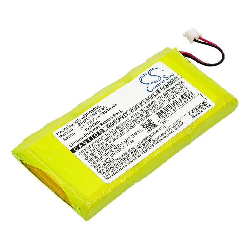 Li-ion Battery fits Albrecht, Dr 850, Dr-850, 11.1V, 1800mAh DAB Digital Cameron Sino Technology Limited