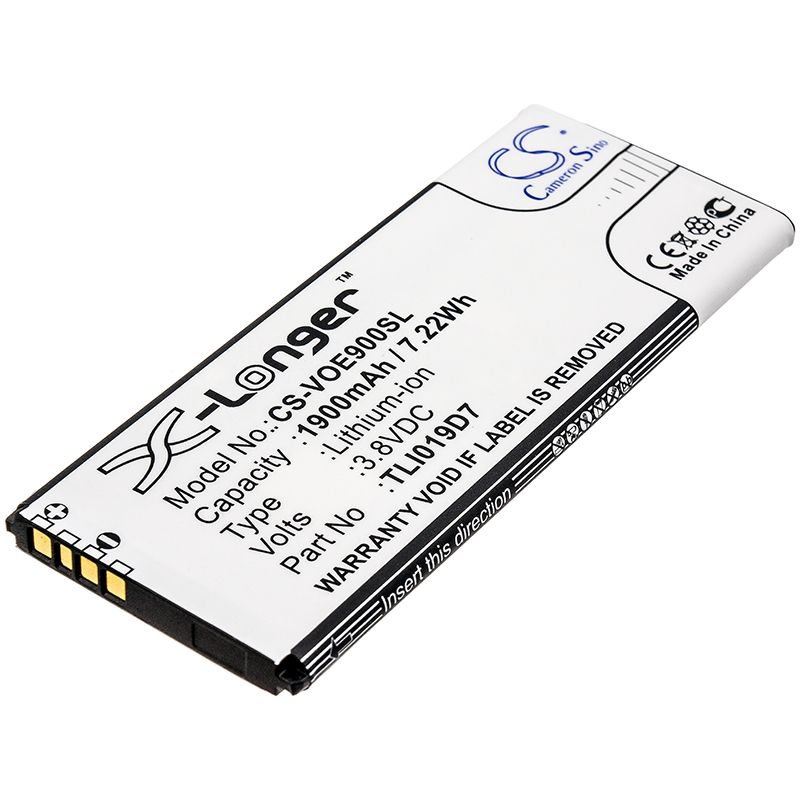 Li-ion Battery Fits Alcatel, 1 Dual Sim, Tcl, 5033a 3.8v, 1900mah Mobile & SmartPhone Cameron Sino Technology Limited