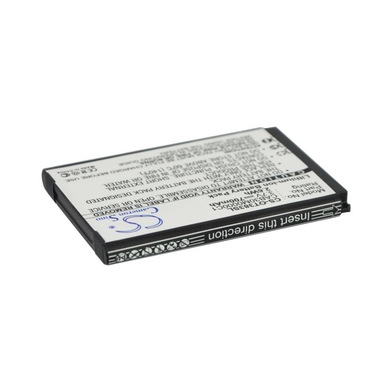 Li-ion Battery fits Alcatel, crystal, one touch 103, one touch 103a 3.7V, 700mAh Mobile & SmartPhone Cameron Sino Technology Limited