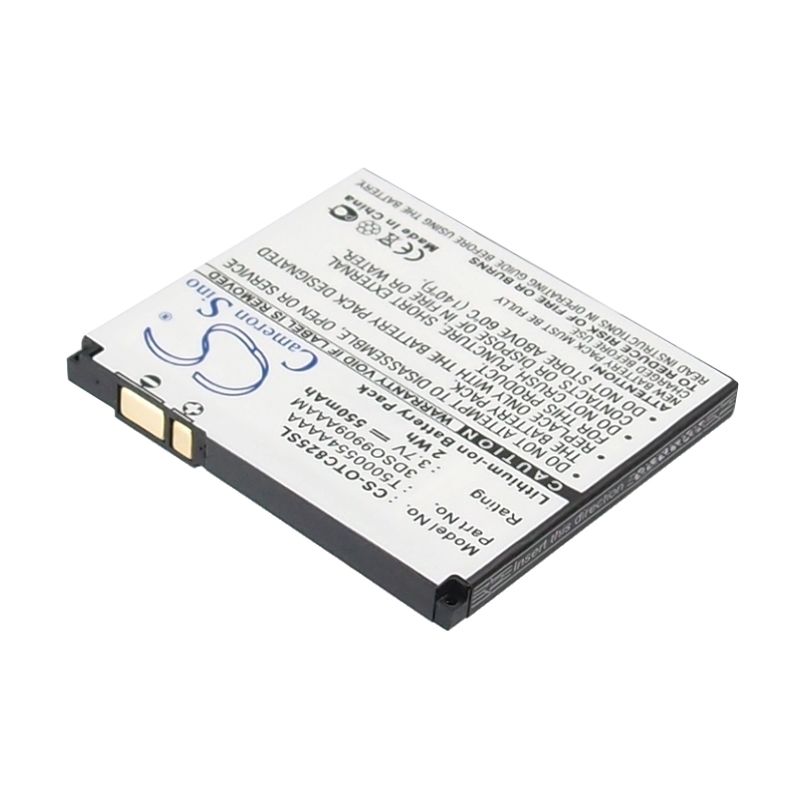 Li-ion Battery fits Alcatel, elle no3, one touch c825, one touch c835 3.7V, 550mAh Mobile & SmartPhone Cameron Sino Technology Limited