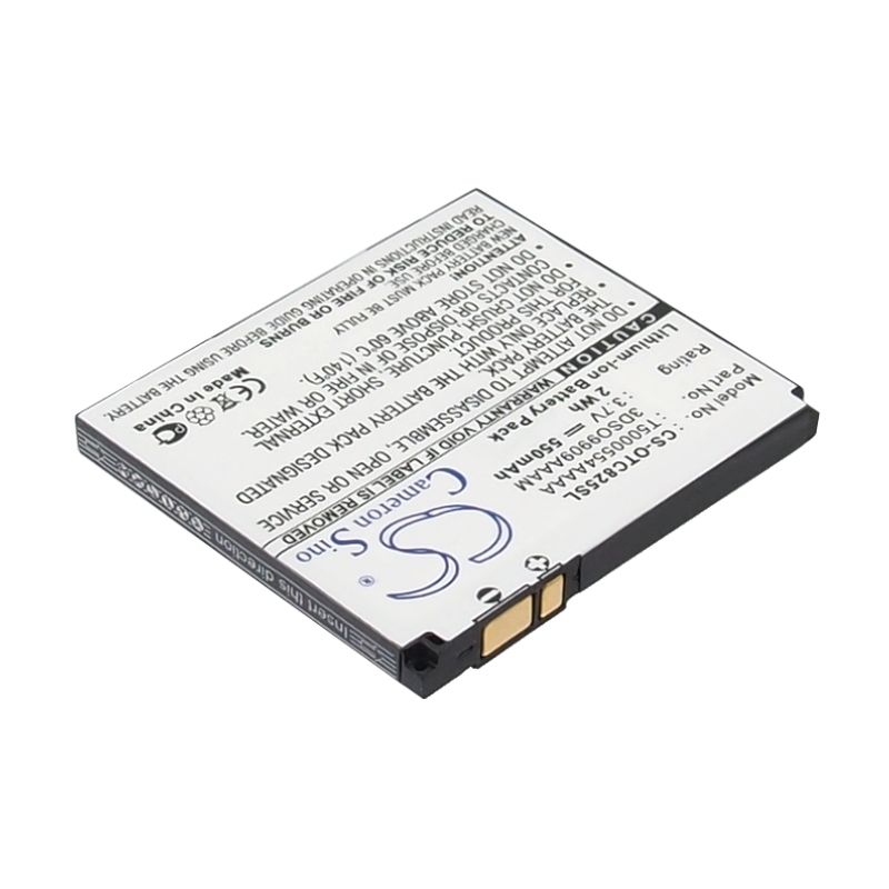 Li-ion Battery fits Alcatel, elle no3, one touch c825, one touch c835 3.7V, 550mAh Mobile & SmartPhone Cameron Sino Technology Limited