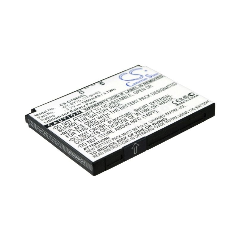Li-ion Battery fits Alcatel, one touch 813d, one touch 720, one touch 803 3.7V, 1000mAh Mobile & SmartPhone Cameron Sino Technology Limited