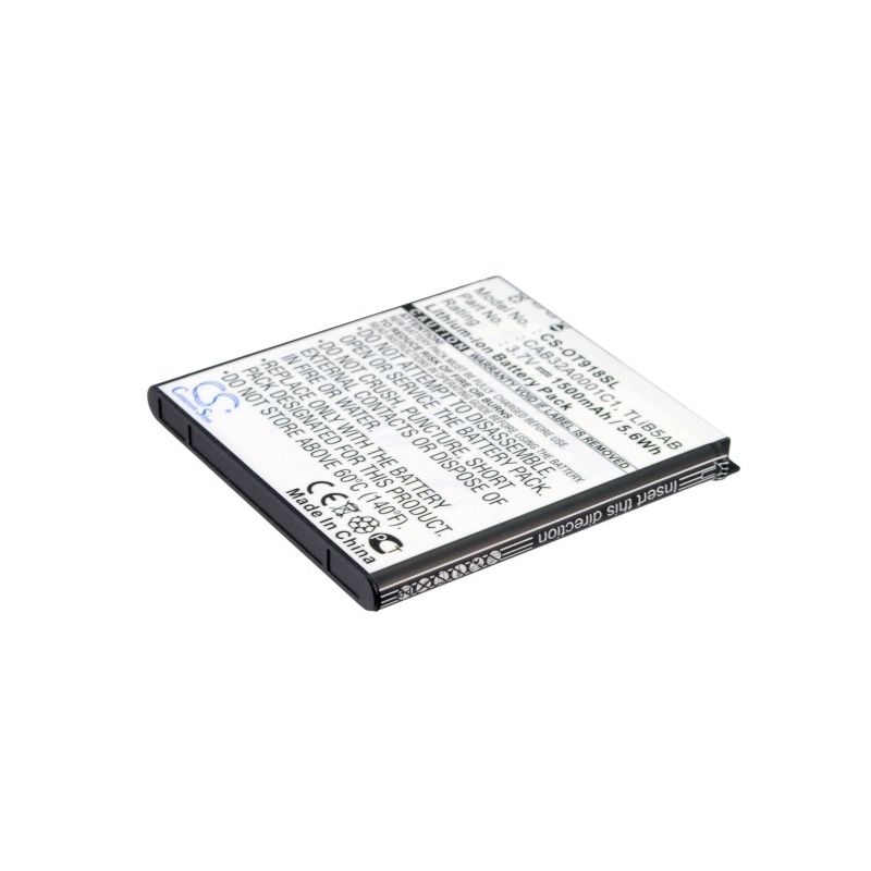 Li-ion Battery fits Alcatel, one touch 918 mix, ot-918 mix, base 3.7V, 1500mAh Mobile & SmartPhone Cameron Sino Technology Limited