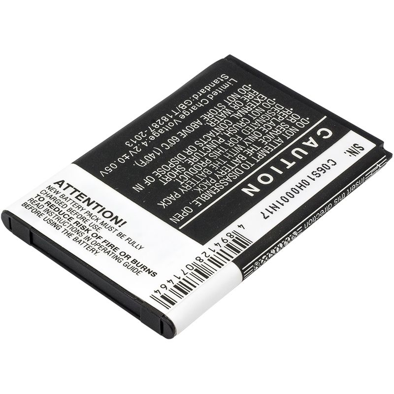 Li-ion Battery fits Alcatel, one touch 993d, one touch 995, ot-993d 3.7V, 1750mAh Mobile & SmartPhone Cameron Sino Technology Limited