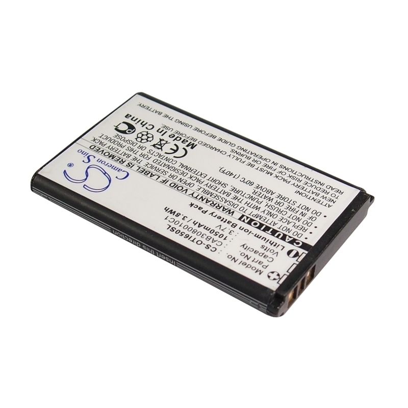 Li-ion Battery fits Alcatel, ot-i650 3.7V, 1050mAh Mobile & SmartPhone Cameron Sino Technology Limited