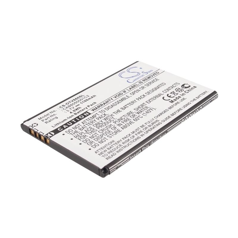 Li-ion Battery fits Alcatel, ot-v860, v860, vodafone 3.7V, 1100mAh Mobile & SmartPhone Cameron Sino Technology Limited
