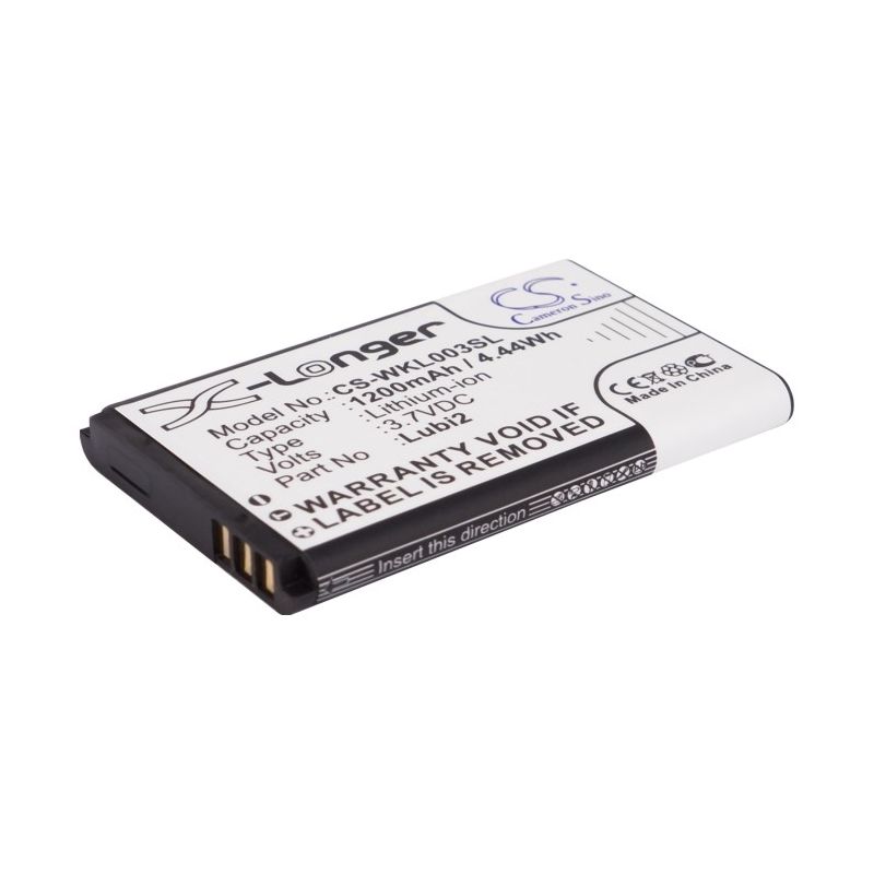 Li-ion Battery fits Aligator, a290, a330, a350 3.7V, 1200mAh Mobile & SmartPhone Cameron Sino Technology Limited