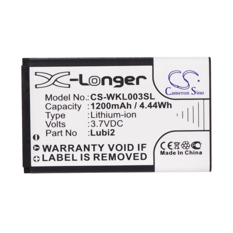 Li-ion Battery fits Aligator, a290, a330, a350 3.7V, 1200mAh Mobile & SmartPhone Cameron Sino Technology Limited