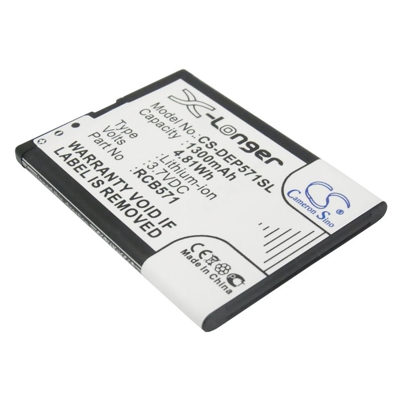 Li-ion Battery fits Aligator, a430, a600, a610 3.7V, 1300mAh Mobile & SmartPhone Cameron Sino Technology Limited