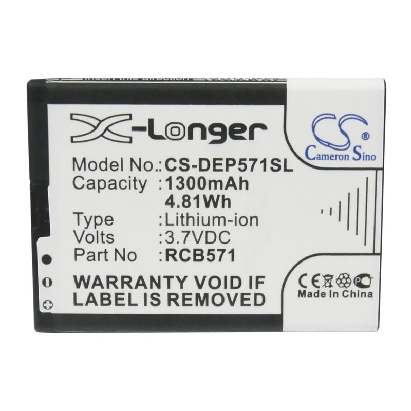 Li-ion Battery fits Aligator, a430, a600, a610 3.7V, 1300mAh Mobile & SmartPhone Cameron Sino Technology Limited