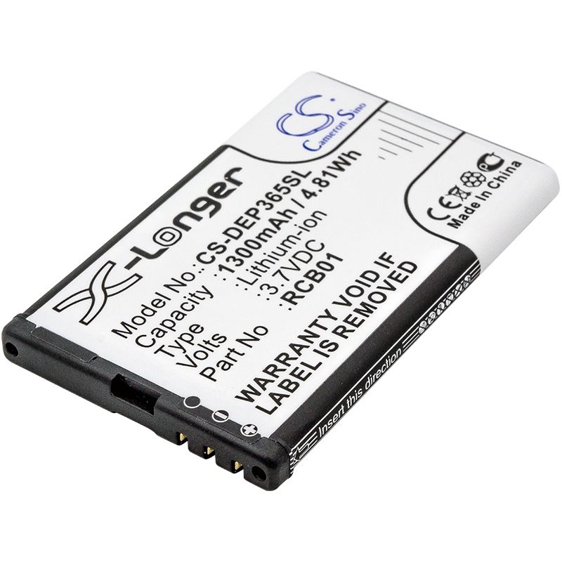 Li-ion Battery fits Aligator, c200, doro, primo 365 3.7V, 1300mAh Mobile & SmartPhone Cameron Sino Technology Limited