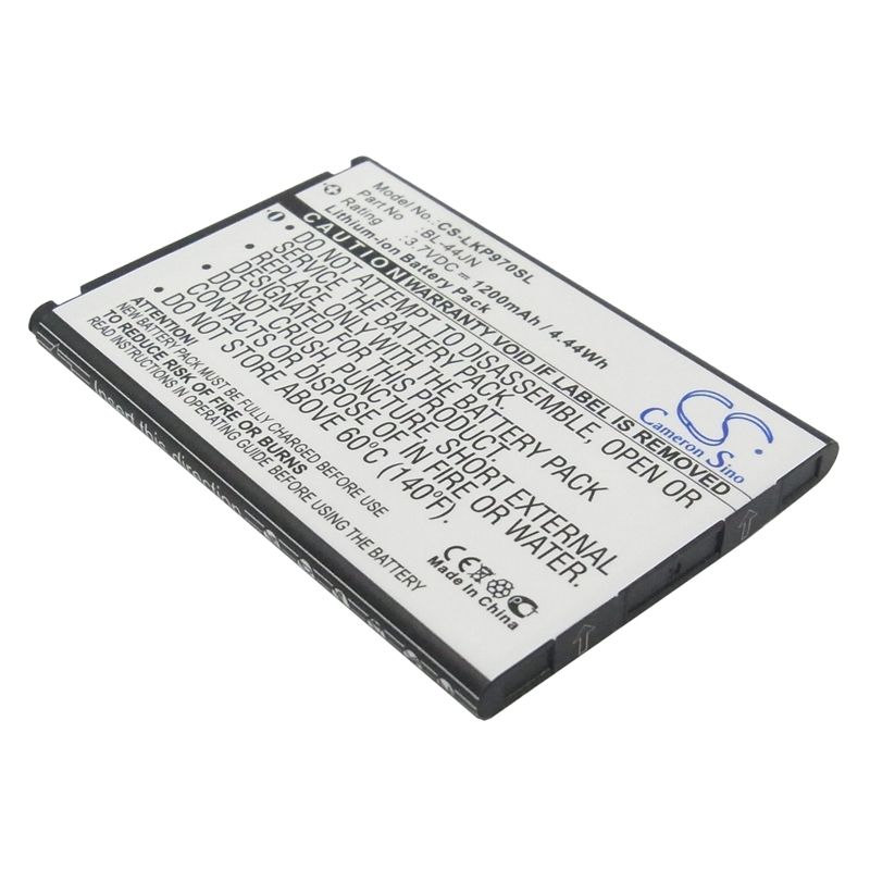 Li-ion Battery fits Alltel, as855, ignite, lg 3.7V, 1200mAh Mobile & SmartPhone Cameron Sino Technology Limited