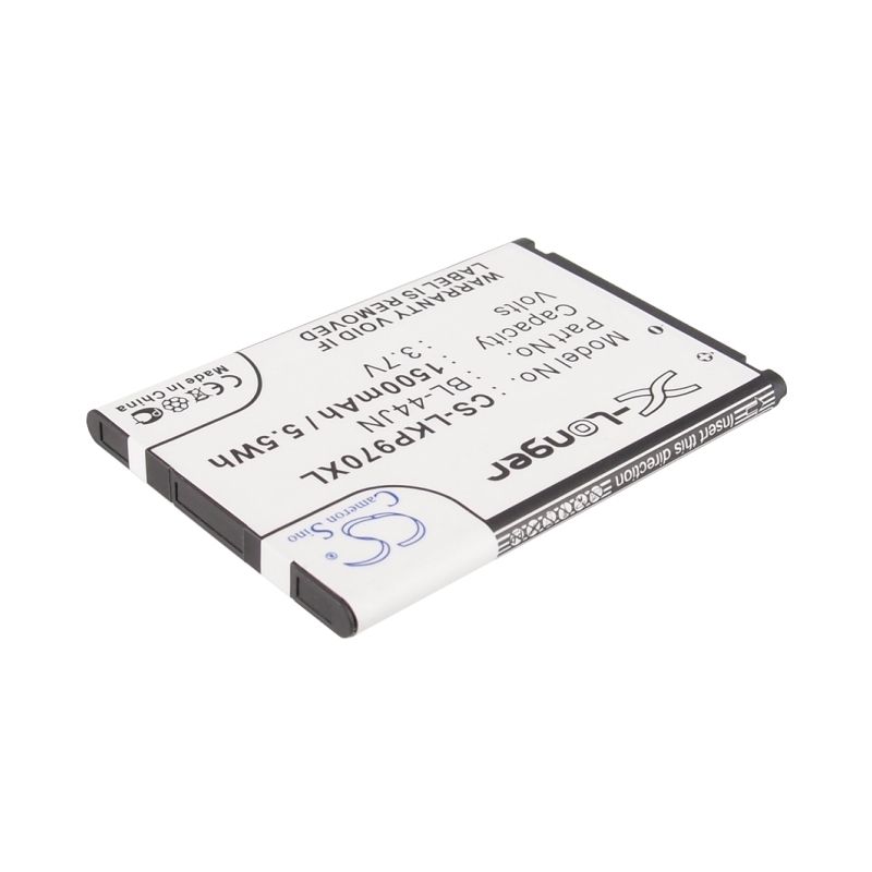 Li-ion Battery fits Alltel, as855, ignite, lg 3.7V, 1500mAh Mobile & SmartPhone Cameron Sino Technology Limited
