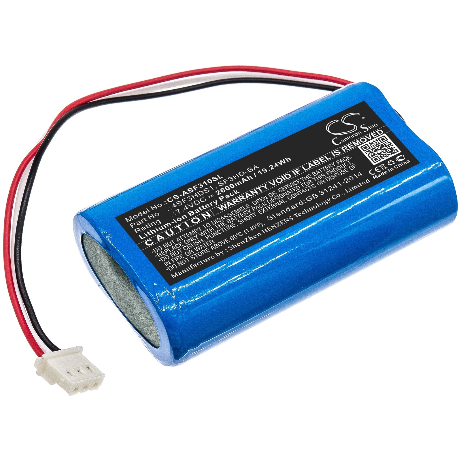 Li-ion Battery fits Alpsat, 4sf3hds1, Sf3hd-ba 7.4V, 2600mAh Equipment & Survey & Test Cameron Sino Technology Limited