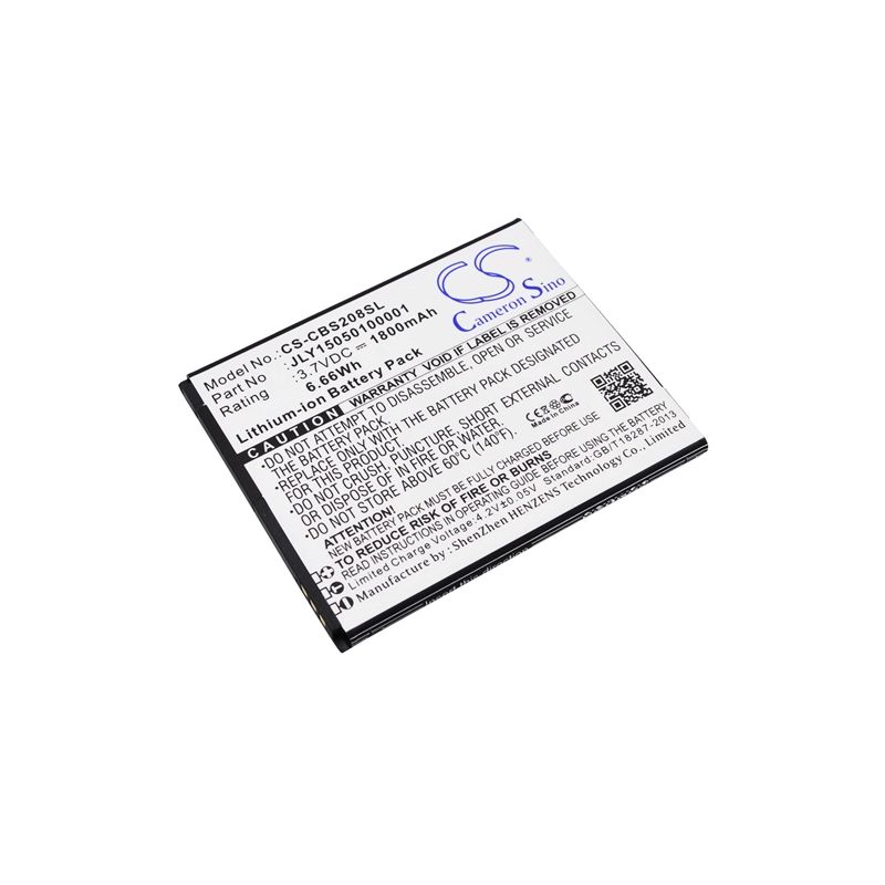 Li-ion Battery fits Alta calidad, b10, cubot, s208 3.7V, 1800mAh Mobile & SmartPhone Cameron Sino Technology Limited