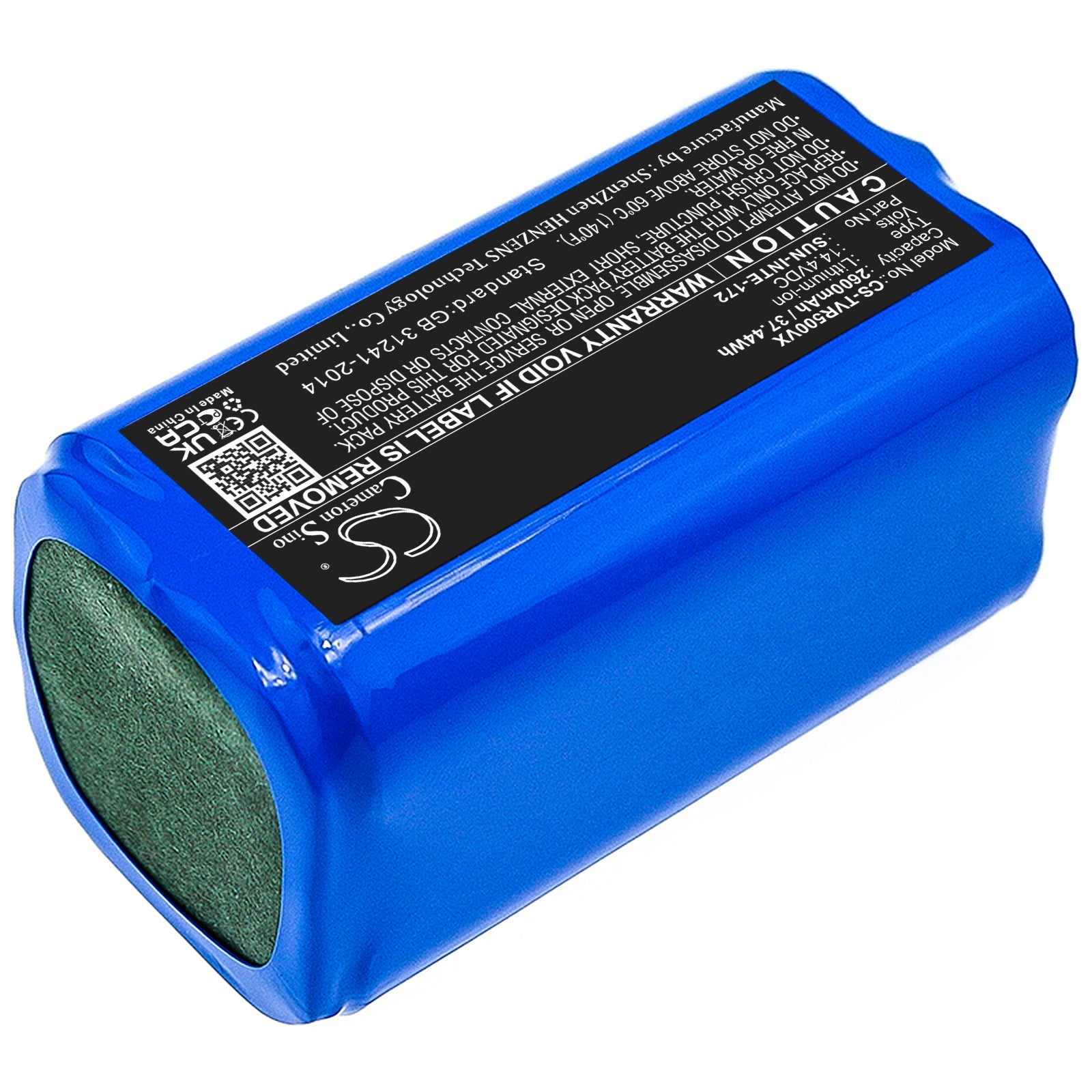 Li-ion Battery fits Amarey, A800, A900, Imartine 14.4V, 2600mAh Vacuum Cameron Sino Technology Limited
