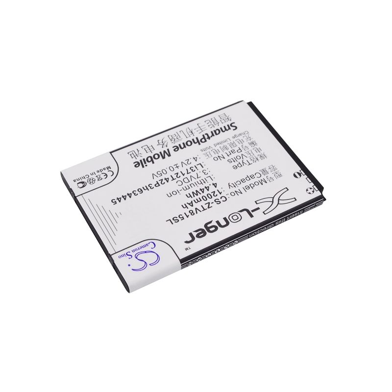 Li-ion Battery fits Amazing, a4c, zte, blade c320 3.7V, 1200mAh Mobile & SmartPhone Cameron Sino Technology Limited