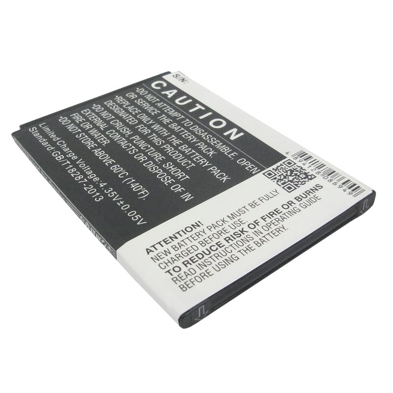 Li-ion Battery fits Amazing, a6, zte, grand x quad 3.8V, 2500mAh Mobile & SmartPhone Cameron Sino Technology Limited