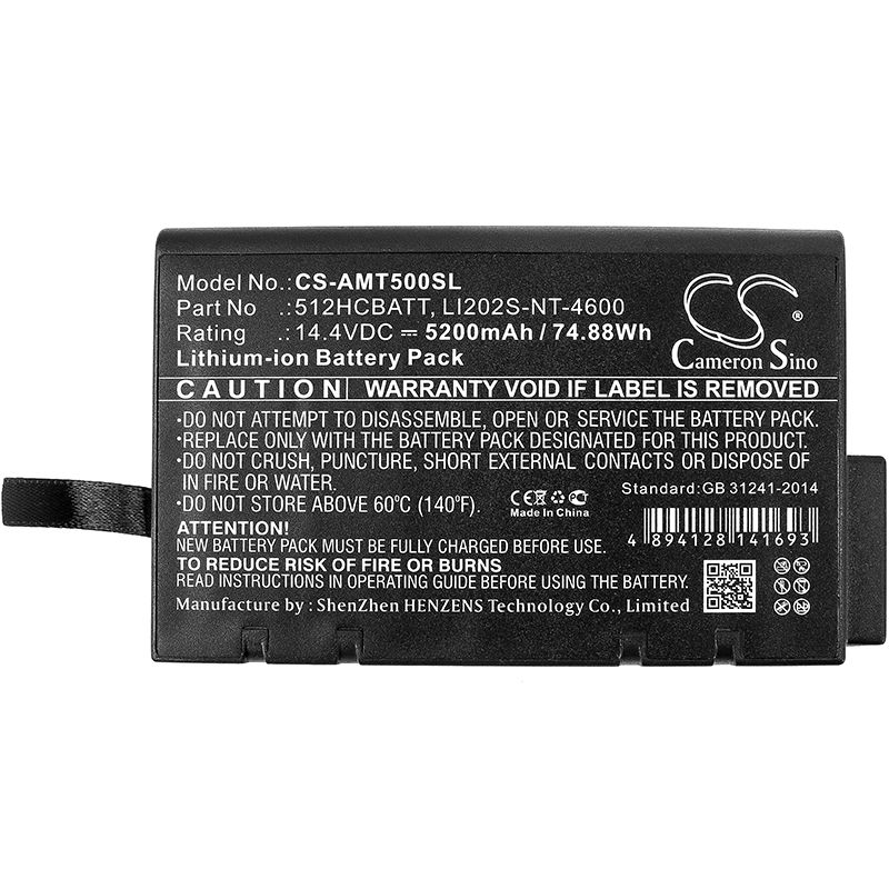 Li-ion Battery fits Anritsu, Nettest Cma-5000, Nettest Cma-5000a, Tsi 14.4V, 5200mAh Equipment & Survey & Test Cameron Sino Technology Limited