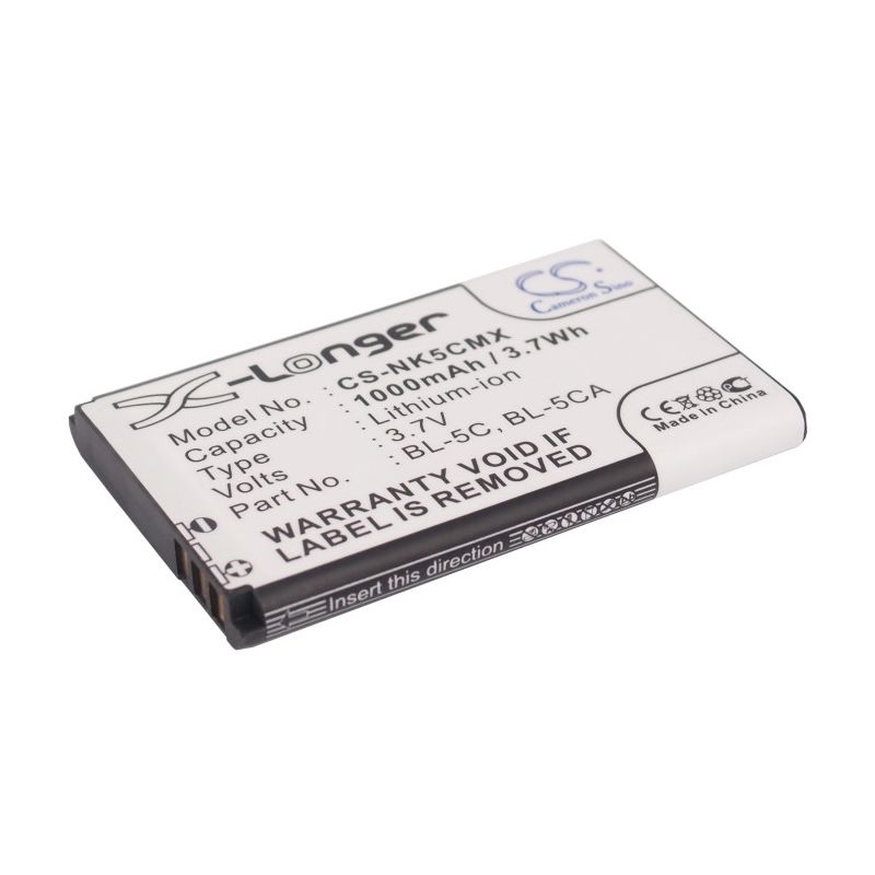 Li-ion Battery Fits Anycool, Enjoy W02, Bbk, Vivo I530 3.7v, 1000mah BabyPhone Cameron Sino Technology Limited