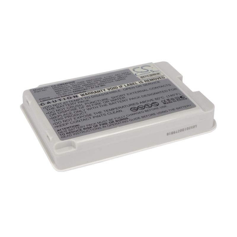 Li-ion Battery fits Apple, Ibook G3 12 M7692j/ A, Ibook G3 12 M7692ll/ A, Ibook G3 12 M7698j/ A 10.8V, 4400mAh Computer Cameron Sino Technology Limited (Suspended)
