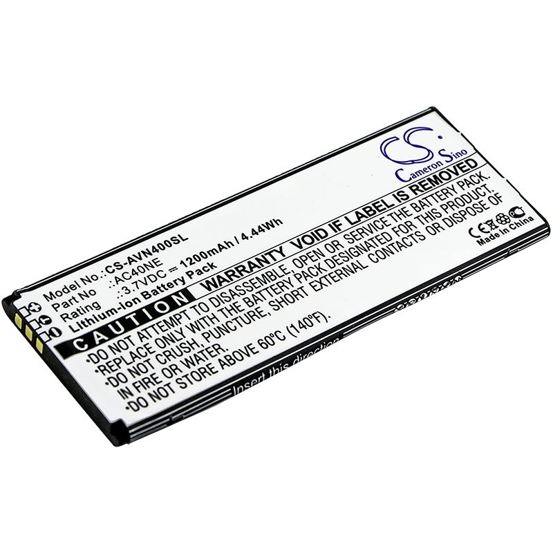 Li-ion Battery fits Archos, 40 neon 3.7V, 1200mAh Mobile & SmartPhone Cameron Sino Technology Limited