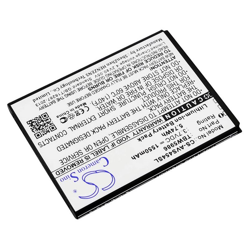 Li-ion Battery fits Archos, 45 helium 4g, 45b helium 4g, 50c neon 3.7V, 1550mAh Mobile & SmartPhone Cameron Sino Technology Limited
