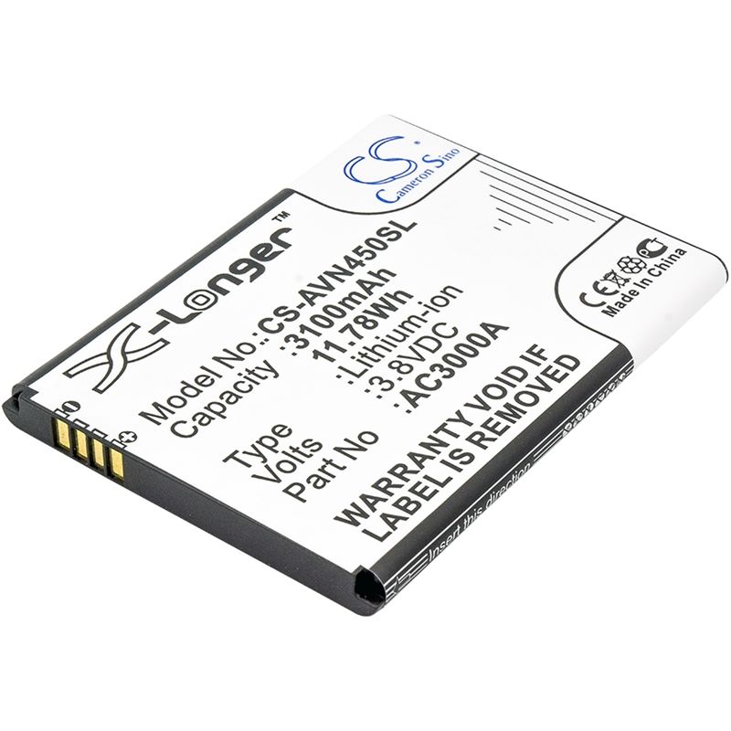 Li-ion Battery fits Archos, 45 neon 3.8V, 3100mAh Mobile & SmartPhone Cameron Sino Technology Limited