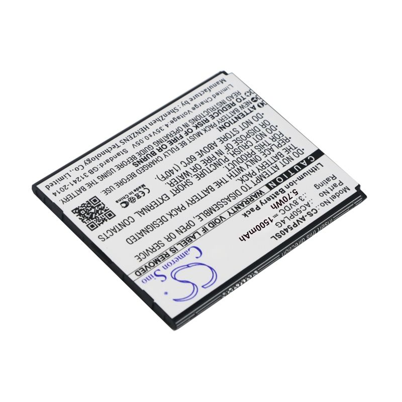 Li-ion Battery fits Archos, 50 platinum 4g, intex, cloud tread 3.8V, 1500mAh Mobile & SmartPhone Cameron Sino Technology Limited