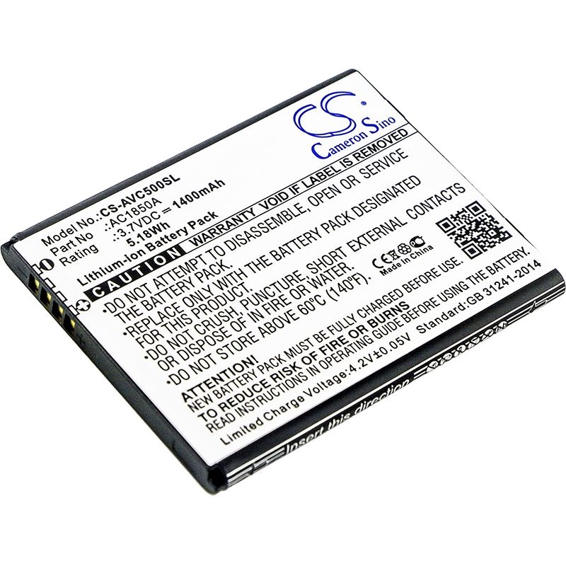 Li-ion Battery fits Archos, 50c neon 3.7V, 1400mAh Mobile & SmartPhone Cameron Sino Technology Limited