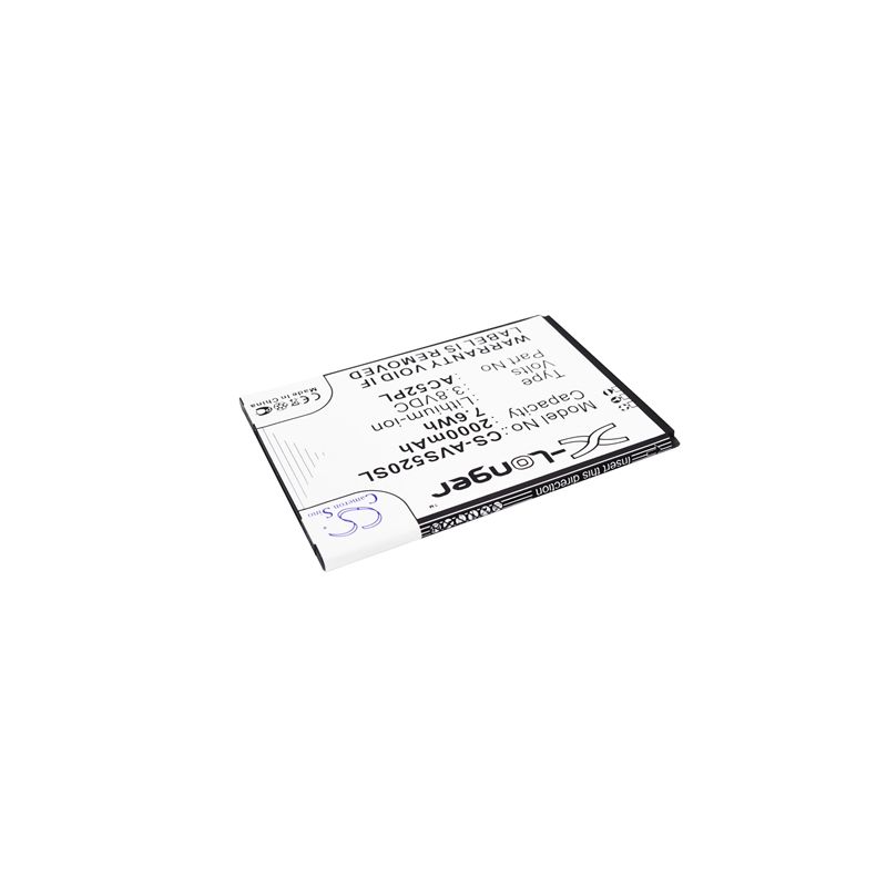 Li-ion Battery fits Archos, 52 platinum 3.8V, 2000mAh Mobile & SmartPhone Cameron Sino Technology Limited