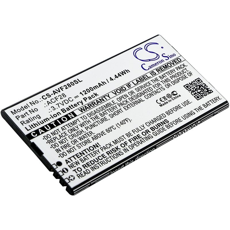 Li-ion Battery fits Archos, f28 3.7V, 1200mAh Communications Cameron Sino Technology Limited (Suspended)