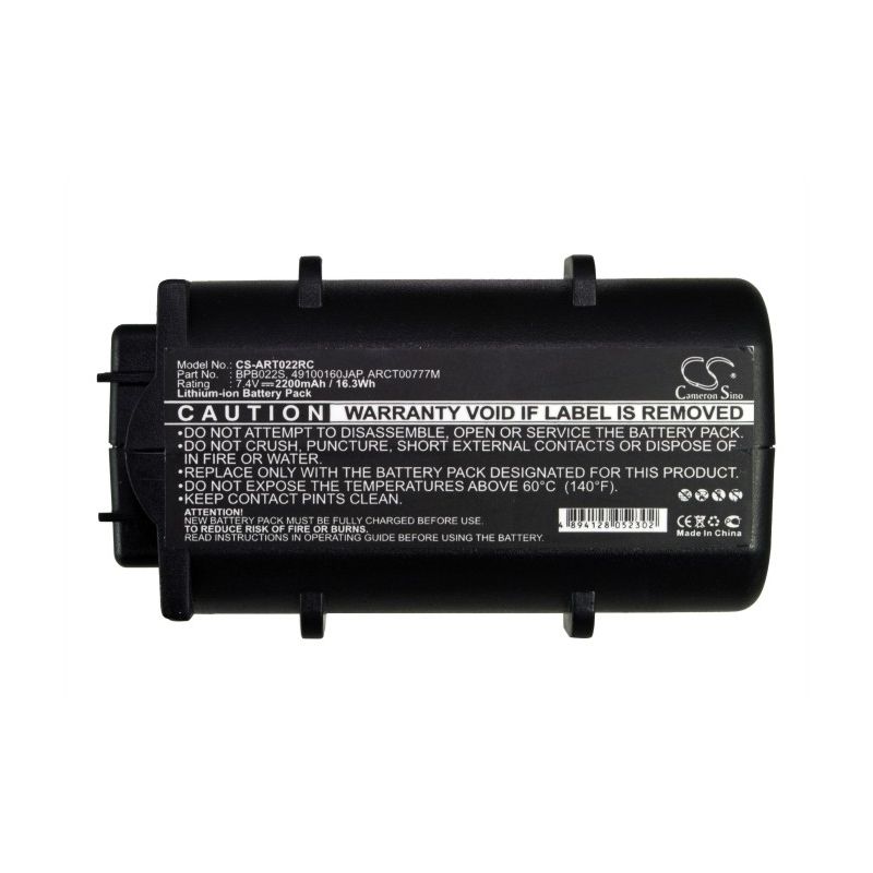 Li-ion Battery fits Arris, Arct02220c, Tg852, Tg852g 7.4V, 2200mAh Cable Modem Cameron Sino Technology Limited