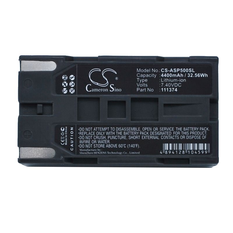 Li-ion Battery fits Ashtech, Proflex 500, Proflex 800, Proflex 800 Gnss 7.4V, 4400mAh Industrial Cameron Sino Technology Limited (Suspended)